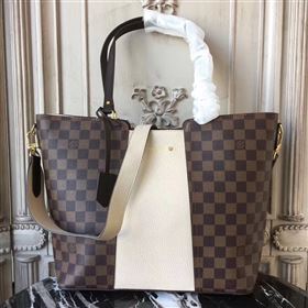 Replica N44041 LV Louis Vuitton Monogram Jersey Bag Zipper Tote Leather Handbag Beige 6679 [LV1354] 33900 : Purse Valley,Designer Replica Handbags,Premium Replica Handbags at PurseValley
