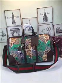 Replica Gucci large boston luggage tri green gray bag 6611 [GG365a] 31000 : Purse Valley,Designer Replica Handbags,Premium Replica Handbags at PurseValley