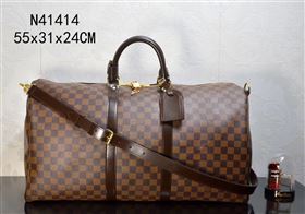 Replica LV Louis Vuitton N41414 Keepall 55 Handbag Damier Travelling Bag Brown [LV1179] 29900 : Purse Valley,Designer Replica Handbags,Premium Replica Handbags at PurseValley
