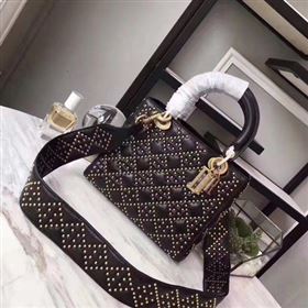 Replica Dior Lady Dior Bag Original Sheeepskin Leather CD3892 Black [CD3892 20171019] 41900 : Purse Valley,Designer Replica Handbags,Premium Replica Handbags at PurseValley