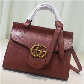 Replica Gucci GG Marmont Leather Top Handle mini Bag 442622 Brown [442622 20170221] 28900 : Purse Valley,Designer Replica Handbags,Premium Replica Handbags at PurseValley