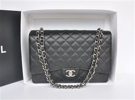 Replica Chanel A36098 maxi caviar lambskin classic flap handbag black bag 5720 [chanel129a] 36000 : Purse Valley,Designer Replica Handbags,Premium Replica Handbags at PurseValley