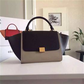Replica Celine tri colors black Trapeze gray bag 4478 [celine11a] 50500 : Purse Valley,Designer Replica Handbags,Premium Replica Handbags at PurseValley