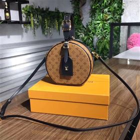 Replica M43510 LV Louis Vuitton Petite Boite Chapeau Shoulder Bag Monogram Leather Handbag Tan 6708 [LV1383] 39900 : Purse Valley,Designer Replica Handbags,Premium Replica Handbags at PurseVal