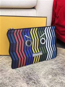 Replica Fendi tri rainbow clutch zipper bag 5580 [fendi136a] 21500 : Purse Valley,Designer Replica Handbags,Premium Replica Handbags at PurseValley