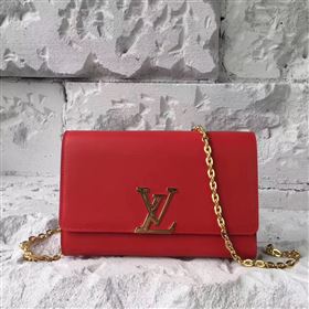 Replica Louis Vuitton LV Chain Louise GM Handbag Real Leather Shoulder Bag Red M51631 6964 [LV1639] 33900 : Purse Valley,Designer Replica Handbags,Premium Replica Handbags at PurseValley