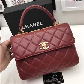 Replica Chanel lambskin sandwich flap handbag wine bag 6181 [chanel591a] 36000 : Purse Valley,Designer Replica Handbags,Premium Replica Handbags at PurseValley