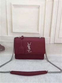 Replica YSL smooth wine shoulder sunset bag 4801 [YSL100a] 22500 : Purse Valley,Designer Replica Handbags,Premium Replica Handbags at PurseValley