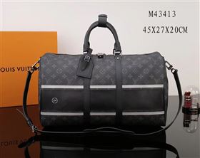Replica Men LV Louis Vuitton Keepall 45 Handbag M43413 Monogram Travelling Bag Black [LV1192] 29900 : Purse Valley,Designer Replica Handbags,Premium Replica Handbags at PurseValley