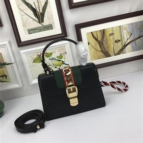 Replica Gucci Sylvie Lather mini Bag 470270 Black [470270 20180101] 31900 : Purse Valley,Designer Replica Handbags,Premium Replica Handbags at PurseValley