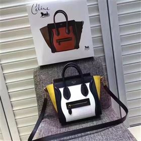 Replica Celine nano Boston tri black yellow white bag 4669 [celine203a] 36000 : Purse Valley,Designer Replica Handbags,Premium Replica Handbags at PurseValley