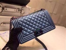 Replica Chanel A67086 deerskin medium le boy handbag blue bag 5915 [chanel325a] 34500 : Purse Valley,Designer Replica Handbags,Premium Replica Handbags at PurseValley