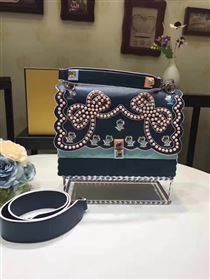 Replica Fendi kan I blue navy bag 5552 [fendi108a] 41000 : Purse Valley,Designer Replica Handbags,Premium Replica Handbags at PurseValley
