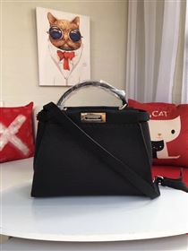 Replica Fendi large black grain peekaboo leather bag 5529 [fendi84a] 44000 : Purse Valley,Designer Replica Handbags,Premium Replica Handbags at PurseValley