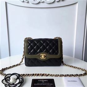 Replica Chanel lambskin new 17cm flap black shoulder bag 6169 [chanel579a] 29500 : Purse Valley,Designer Replica Handbags,Premium Replica Handbags at PurseValley