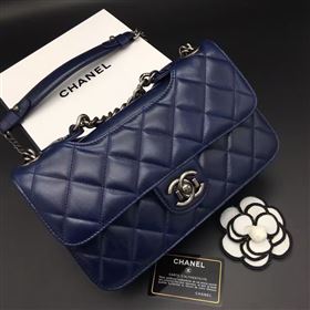 Replica Chanel A68320 calfskin shoulder blue flap bag 6091 [chanel501a] 31000 : Purse Valley,Designer Replica Handbags,Premium Replica Handbags at PurseValley