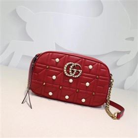 Replica Gucci GG Marmont Small Shoulder Bag 447632 Red [447632 20180101] 27900 : Purse Valley,Designer Replica Handbags,Premium Replica Handbags at PurseValley