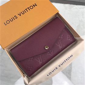 Replica replica Louis Vuitton LV Monogram Sarah Wallet Real Leather Purse Bag M62213 Maroon [lvwallet22] 15900 : Purse Valley,Designer Replica Handbags,Premium Replica Handbags at PurseValley