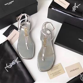 Replica YSL flats silver sandals shoes 4073 [shoes153a] 10500 : Purse Valley,Designer Replica Handbags,Premium Replica Handbags at PurseValley