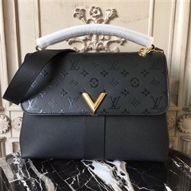 Replica M51989 LV Louis Vuitton Very One Handle Bag Monogram Real Leather Handbag Black 6687 [LV1362] 39900 : Purse Valley,Designer Replica Handbags,Premium Replica Handbags at PurseValley