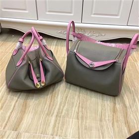 Replica Hermes Lindy pink gray bags 5081 [hermes83a] 26500 : Purse Valley,Designer Replica Handbags,Premium Replica Handbags at PurseValley
