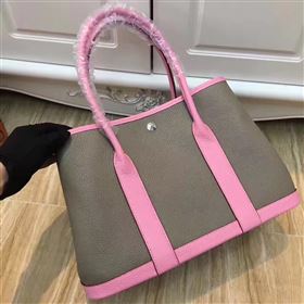 Replica Hermes Garden Party tri color gray handbag pink bag 5064 [hermes66a] 26500 : Purse Valley,Designer Replica Handbags,Premium Replica Handbags at PurseValley