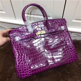 Replica Hermes crocodile Birkin purple paint bag 5248 [hermes357a] 29500 : Purse Valley,Designer Replica Handbags,Premium Replica Handbags at PurseValley