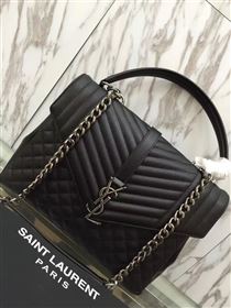 Replica YSL new large College tote black bag 4782 [YSL81a] 24000 : Purse Valley,Designer Replica Handbags,Premium Replica Handbags at PurseValley