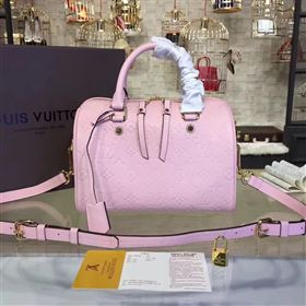Replica M40792 LV Louis Vuitton Speedy 30 25 Bag Monogram Real Leather Handbag Pink 6749 [LV1424] 39900 : Purse Valley,Designer Replica Handbags,Premium Replica Handbags at PurseValley