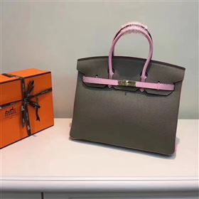 Replica Hermes tri color Birkin gray pink v bag 5083 [hermes85a] 25000 : Purse Valley,Designer Replica Handbags,Premium Replica Handbags at PurseValley