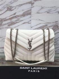 Replica YSL large white Messenger flap bag 4836 [YSL135a] 24000 : Purse Valley,Designer Replica Handbags,Premium Replica Handbags at PurseValley