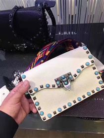 Replica Valentino small shoulder cream flap bag 4966 [VALENTINO93a] 26500 : Purse Valley,Designer Replica Handbags,Premium Replica Handbags at PurseValley