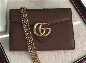 Replica Gucci GG Marmont Leather mini Chain Bag 401232 Brown [401232 20161213] 14900 : Purse Valley,Designer Replica Handbags,Premium Replica Handbags at PurseValley