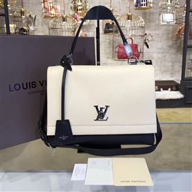 Replica M50250 LV Louis Vuitton Lockme II Bag Veau Twist Real Leather Handbag White 6690 [LV1365] 39900 : Purse Valley,Designer Replica Handbags,Premium Replica Handbags at PurseValley