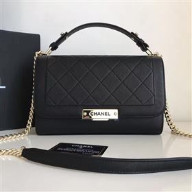 Replica Chanel A93702 deerskin medium tote handbag black bag 6135 [chanel545a] 36000 : Purse Valley,Designer Replica Handbags,Premium Replica Handbags at PurseValley