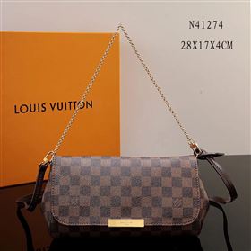 Replica LV Louis Vuitton Favorite Damier Canvas Handbag N41274 Shoulder Bag [LV1003] 16900 : Purse Valley,Designer Replica Handbags,Premium Replica Handbags at PurseValley