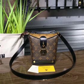 Replica M43518 LV Louis Vuitton Bento Box Shoulder Bag Monogram Small Handbag Brown 6710 [LV1385] 33900 : Purse Valley,Designer Replica Handbags,Premium Replica Handbags at PurseValley