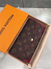 Replica replica M61186 Louis Vuitton LV Sarah Wallet Retiro Monogram Canvas Purse Bag Maroon [lvwallet349] 13900 : Purse Valley,Designer Replica Handbags,Premium Replica Handbags at PurseValle