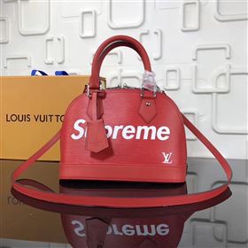 Replica replica Louis Vuitton LV Supreme Alma BB Handbag Epi Leather Shoulder Bag M40301 Red [LV1770] 32900 : Purse Valley,Designer Replica Handbags,Premium Replica Handbags at PurseValley