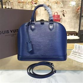 Replica Louis Vuitton LV Alma PM Handbag Epi Leather Bag Navy M40620 7014 [LV1689] 38900 : Purse Valley,Designer Replica Handbags,Premium Replica Handbags at PurseValley
