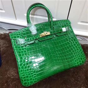 Replica Hermes crocodile Birkin green paint bag 5245 [hermes354a] 29500 : Purse Valley,Designer Replica Handbags,Premium Replica Handbags at PurseValley