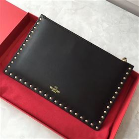 Replica Valentino large black clutch bag 4989 [VALENTINO116a] 21500 : Purse Valley,Designer Replica Handbags,Premium Replica Handbags at PurseValley