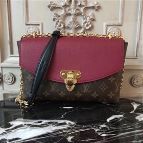 Replica M43715 LV Louis Vuitton Monogram Saint Placide Chain Bag Real Leather Handbag Maroon 6705 [LV1380] 29900 : Purse Valley,Designer Replica Handbags,Premium Replica Handbags at PurseValle