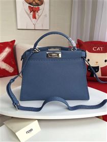 Replica Fendi large peekaboo grain leather blue light bag 5525 [fendi80a] 44000 : Purse Valley,Designer Replica Handbags,Premium Replica Handbags at PurseValley