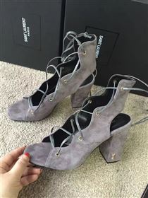 Replica YSL heels sandals gray suede shoes 4111 [shoes191a] 13500 : Purse Valley,Designer Replica Handbags,Premium Replica Handbags at PurseValley