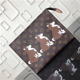 Replica replica Louis Vuitton LV Monogram Dog Clutch Bag Handbag M47542 Brown [LV1736] 16900 : Purse Valley,Designer Replica Handbags,Premium Replica Handbags at PurseValley