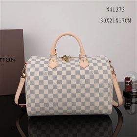 Replica LV Louis Vuitton Speedy 30 Bag N41373 Damier Handbag White [LV1148] 25900 : Purse Valley,Designer Replica Handbags,Premium Replica Handbags at PurseValley