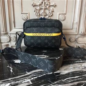Replica LV Men Louis Vuitton Monogram Zipper Shoulder Bag M42632 Messenger Handbag Black 6656 [LV1331] 29900 : Purse Valley,Designer Replica Handbags,Premium Replica Handbags at PurseValley