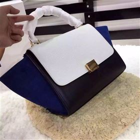Replica Celine tri colors black suede Trapeze navy bag 4471 [celine4a] 50500 : Purse Valley,Designer Replica Handbags,Premium Replica Handbags at PurseValley