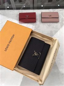 Replica replica M62157 Louis Vuitton LV Capucines Compact Wallet Taurillon Leather Purse Bag Black [lvwallet384] 14900 : Purse Valley,Designer Replica Handbags,Premium Replica Handbags at Purs